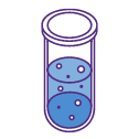 Test tube icon representing ex vivo gene therapy